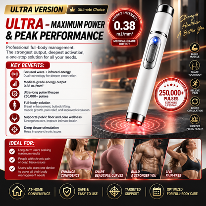 🔥Scientific Physical Body Contouring Massager – Sculpt your curves ✨: bust enhancement 🍒, butt lifting 🍑, boosted circulation 💓, muscle support 💪 & pain relief 🩹.